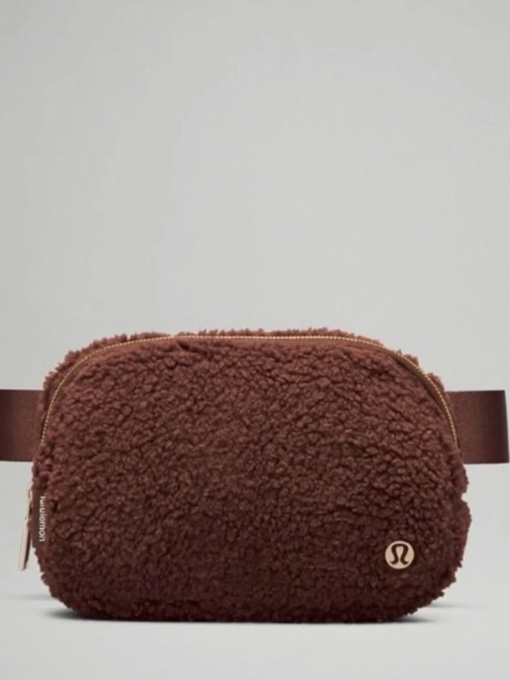 lululemon Everywhere Belt Bag 1L Fleece Brown/Gold hardware